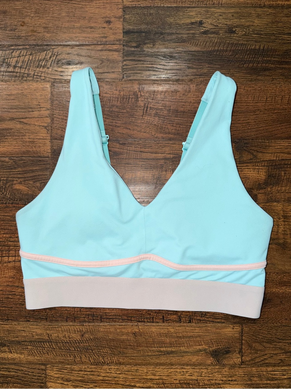 Fabletics Sports Bra - Pink and Blue